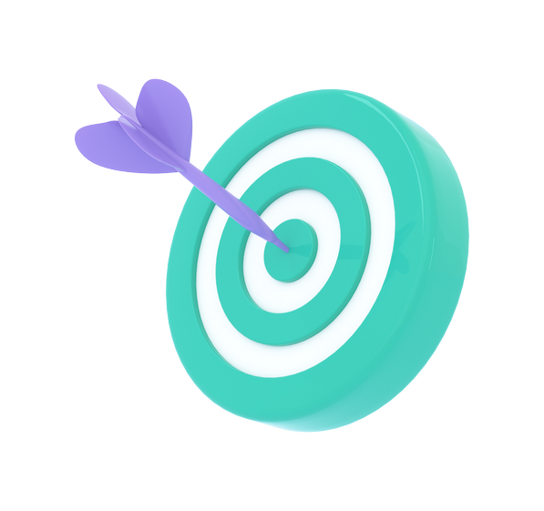 A dart hitting  a bullseye, evoking the ability for Wabash & Lake to help you it your businesses marketing targets.