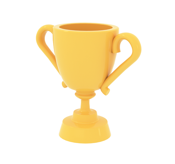 A 3D rendered icon of a trophy to symbolize how Wabash Lake can help you win business in new markets